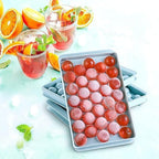 33-Cavity Round Ice Ball Maker Tray – Flexible Silicone Sphere Mold for Cocktails, Whiskey, and Kitchen Freezer Organization Premium Quality Single Deals™