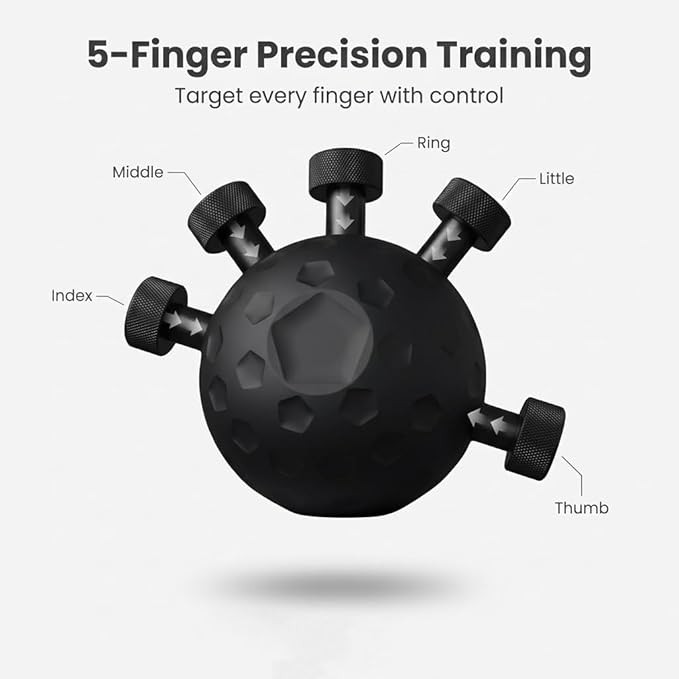 Finger Grip Strength Training Ball – Ergonomic Hand & Forearm Exerciser for Rehabilitation and Performance Premium Quality Single Deals™