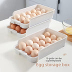 3-Layer Egg Organizer Tray – Stackable Space-Saving Refrigerator Storage Container for Freshness and Kitchen Organization Premium Quality Single Deals™