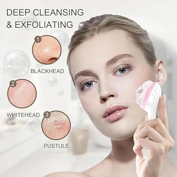 2-in-1 Premium Silicone Bath Brush – Long-Handle Exfoliating Scrubber for Deep Cleansing and Skin Wellness
