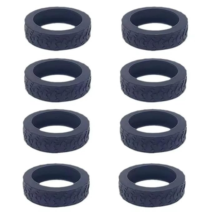 Protective Wheel Cover Set (8 Pcs) – Durable, Anti-Wear Silicone Sleeves for Quiet and Smooth Movement Premium Quality Single Deals™