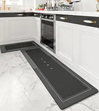 Premium 2-Piece Rectangular Kitchen Mat Set – Cushioned, Anti-Fatigue Surface for Enhanced Comfort and Floor Protection Premium Quality Single Deals™