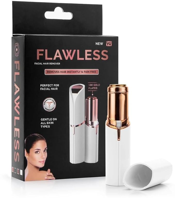 Flawless Finishing Touch Facial Hair Remover – Instant, Pain-Free Grooming Tool for Smooth Skin Premium Quality Single Deals™