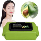 Plant-Essence Makeup Remover Wipes – 80-Piece Soothing Cleansing Towelettes with Vitamin A & E