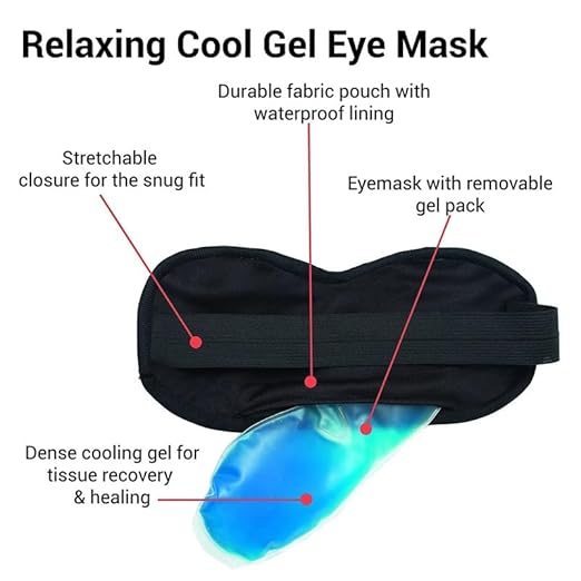 Therapeutic Gel Eye Mask – Comfortable Soothing Treatment for Relaxation and Eye Care