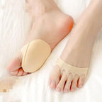 Comfortable Forefoot Sponge Cushion Socks - Breathable Half-Sock Pads with Toe Separators for Pain Relief and All-Day Comfort in Heels Premium Quality Single Deals™