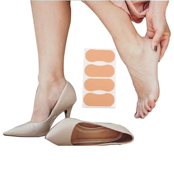 Anti-Blister Heel Protective Patch - 4 Pcs Soft Adhesive Cushion for Shoe Rub and Pain Relief Premium Quality Single Deals™