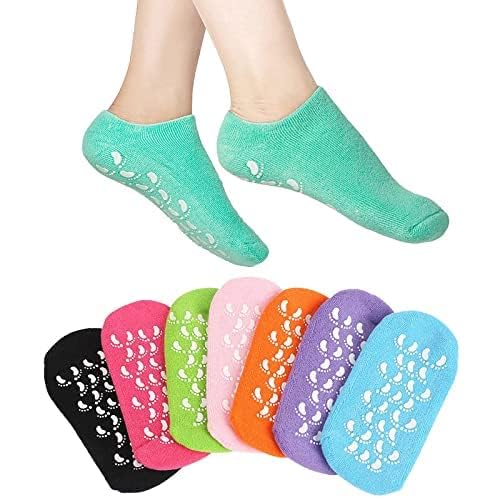 Moisturizing Anti-Skid Spa Gel Socks - Breathable, Hydrating Foot Treatment Sleeves with Non-Slip Grip for Soft, Pampered Feet Premium Quality Single Deals™