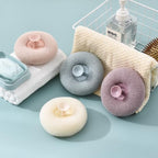 Premium Round Loofah Scrubbing Brush – Ergonomic Exfoliating Sponge for Gentle Body Cleansing