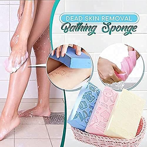 Premium Bath Scrubber Sponge – Gentle Exfoliating Body Cleaner for Soft, Smooth Skin
