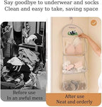 Single Deals™ 3 Layer Hanging Sock & Underwear Organizer - Premium Quality