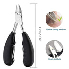 Heavy-Duty Nail Clipper Cutter - Professional Ingrown Toenail Nipper with Ergonomic Non-Slip Grip for Thick Nails Premium Quality Single Deals™