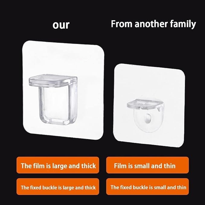 Single Deals™ Self-Adhesive Shelf Brackets 7*7 Premium Quality