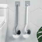 Bathroom Wall-Mounted Toilet Curved Brush – Sophisticated Maintenance Solution Premium Quality SingleDeals™
