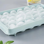 33-Cavity Round Ice Ball Maker Tray – Flexible Silicone Sphere Mold for Cocktails, Whiskey, and Kitchen Freezer Organization Premium Quality Single Deals™