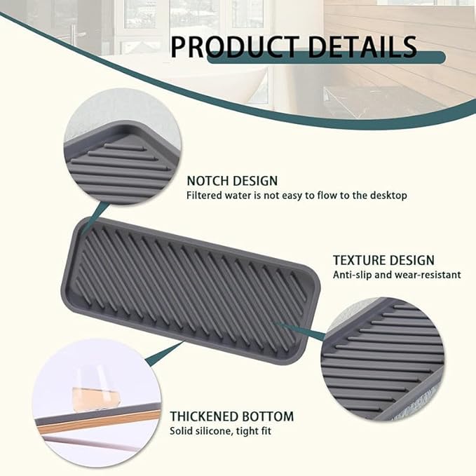 Silicone Sink Tray – Sophisticated Maintenance Solution Premium Quality SingleDeals™