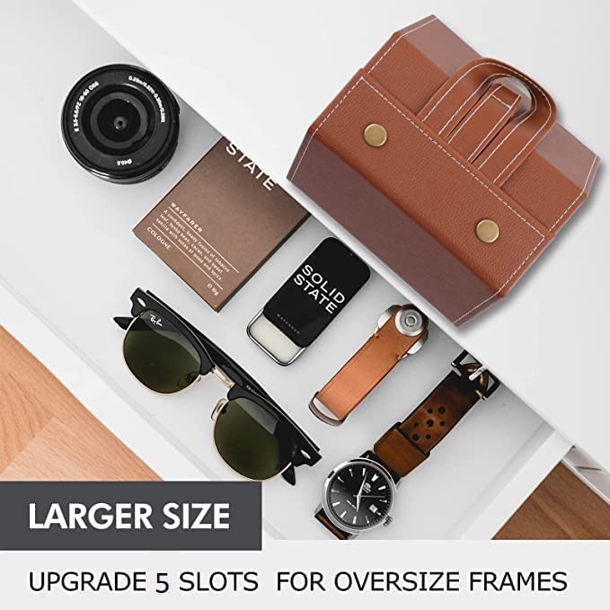Single Deals™ Sunglasses Organizer Box 5 Layer - Premium Quality