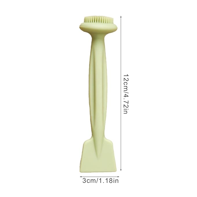 Silicone Facial Cleaning Brush – Dual-Purpose Beauty Tool for Targeted Application and Cleansing Premium Quality Single Deals™