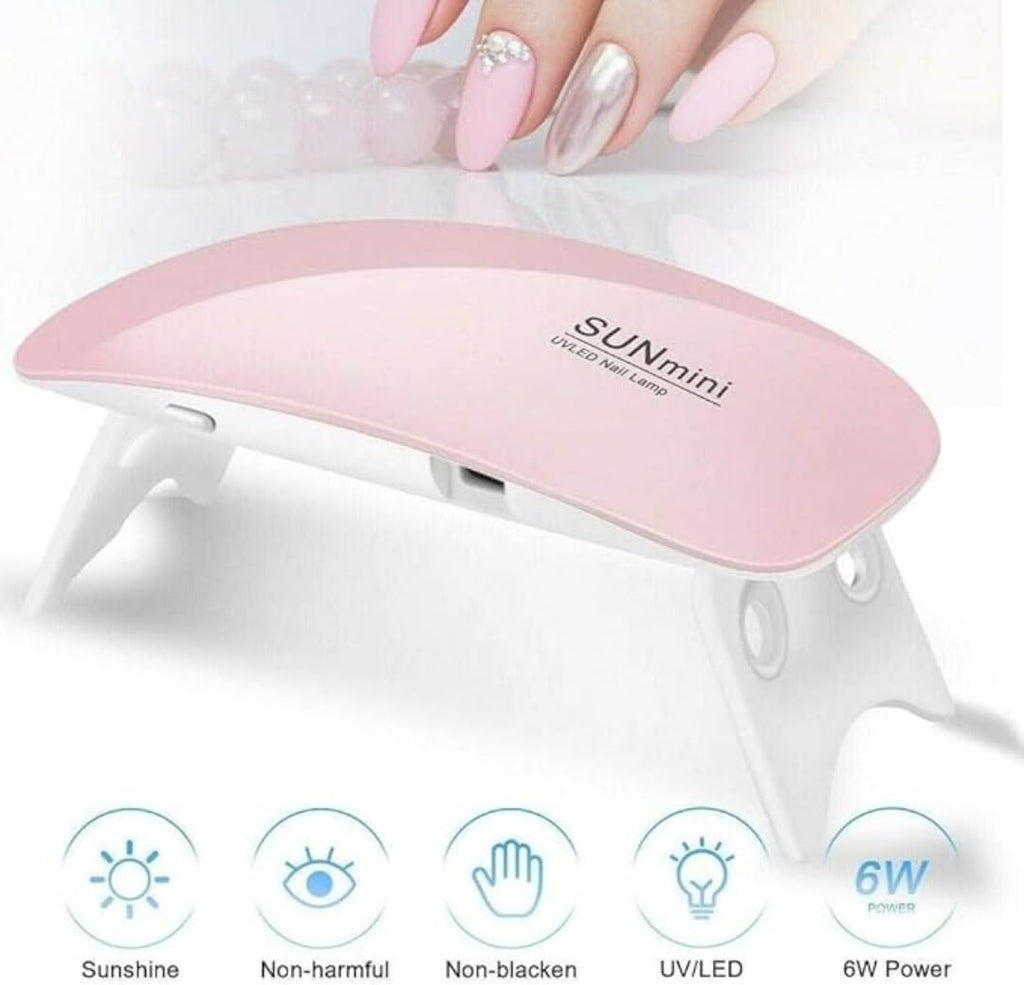 Sun Mini Portable UV/LED Nail Lamp – Compact Curing Tool for Salon-Quality Gel Manicures