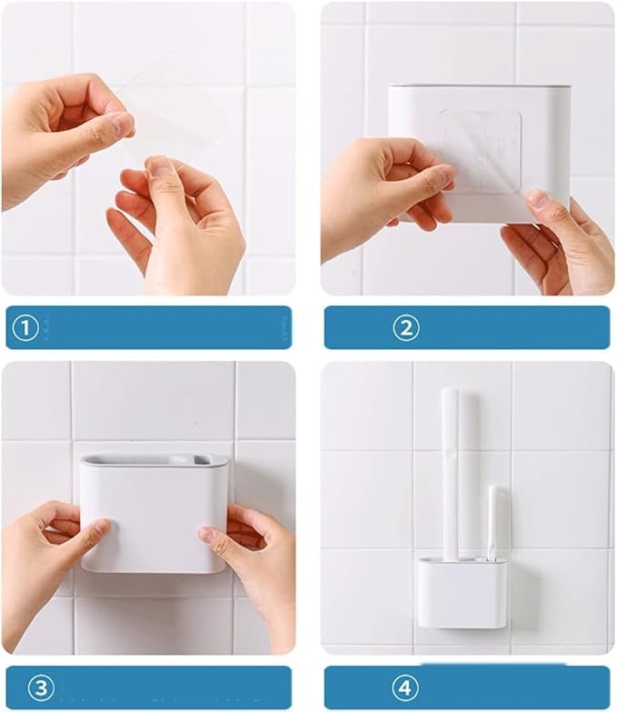 Wall-Hanging Toilet Brush Set  – Sophisticated Maintenance Solution Premium Quality SingleDeals™