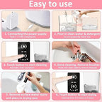 Advanced Electric Makeup Brush Cleaner – Professional-Grade Sonic Cleaning Station for Thorough Sanitization and Maintenance Premium Quality Single Deals™