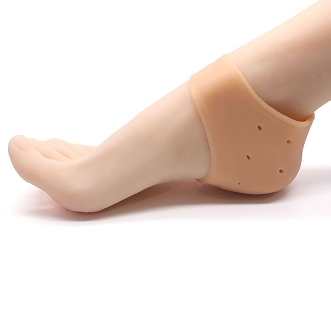 Moisturizing Silicone Gel Heel Sleeves - Breathable, Anti-Crack Protector Pads for Soft, Hydrated Heels Premium Quality Single Deals™