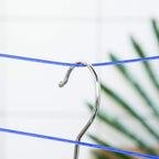 Single Deals™ 10 Meter PVC Cloth Rope With 2 Hooks - Premium Quality