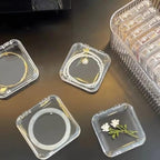 Single Deals™ Transparent Acrylic Jewellery Box (PACK OF 10) - Premium Quality