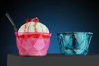 Crystal Ice Cream Cup (Pack of 6) – Elegant Glass-Style Dessert Bowls for Serving Sundaes, Parfaits, and Treats Premium Quality Single Deals™