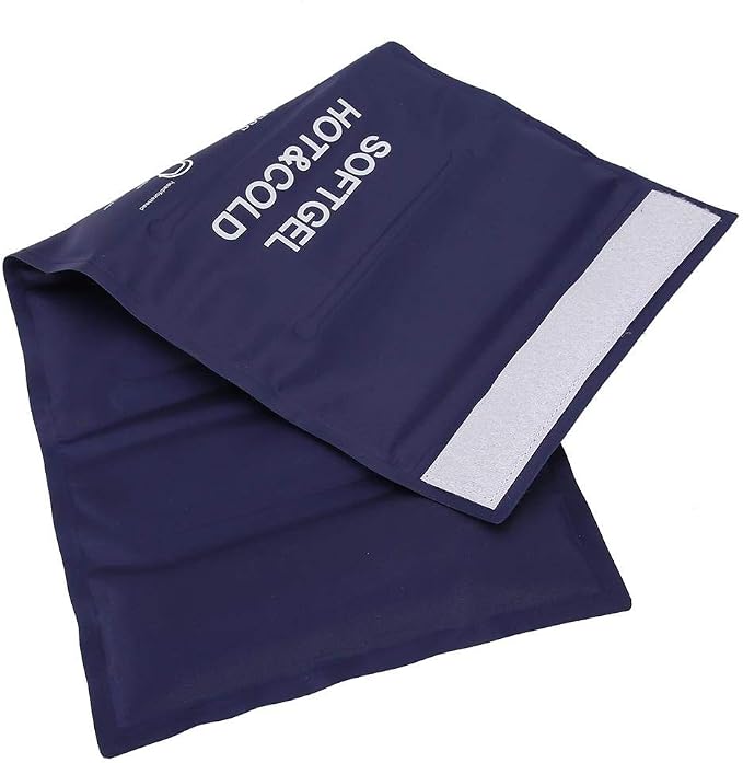 Premium Rectangle Hot and Cold Soft Gel Bag with Straps – Versatile Therapeutic Relief