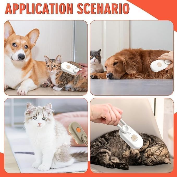 3-in-1 Spray Pet Brush – Sophisticated Maintenance Solution Premium Quality SingleDeals™