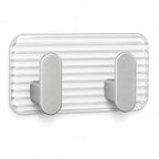 Single Deals™ 2 in 1 Self Adhesive Kitchen & Bathroom Wall Hooks (Silver colour) Premium Quality