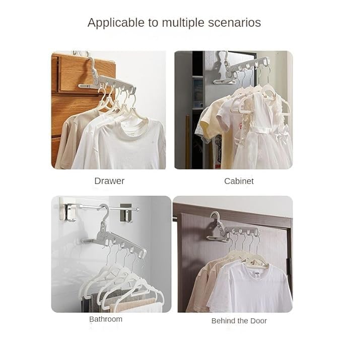 Single Deals™ Foldable cloth hanger - Premium Quality