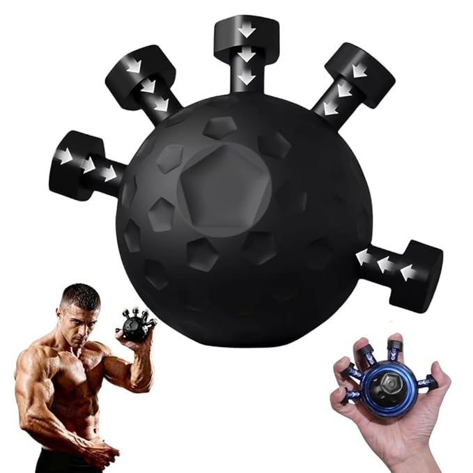 Finger Grip Strength Training Ball – Ergonomic Hand & Forearm Exerciser for Rehabilitation and Performance Premium Quality Single Deals™