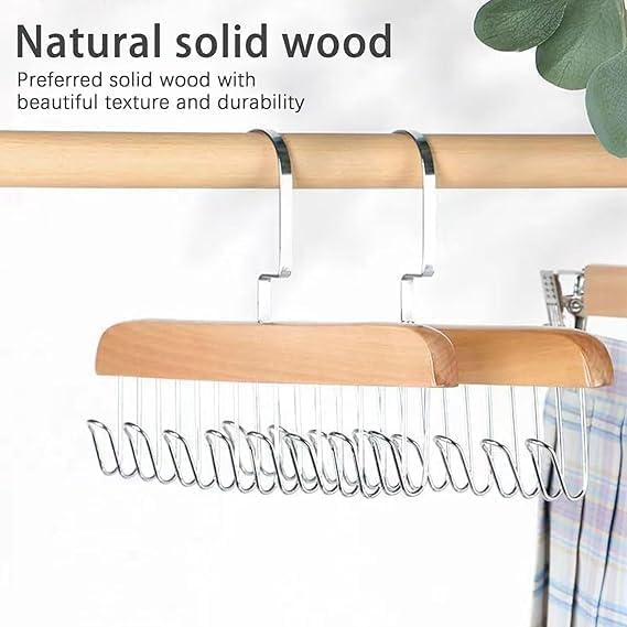 Single Deals™ Wooden 8 Hook Hangers