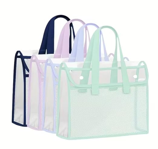 Portable Transparent Document Bag – Durable, Multi-Functional Organizer with Handle for School and Office Supplies Premium Quality Single Deals™