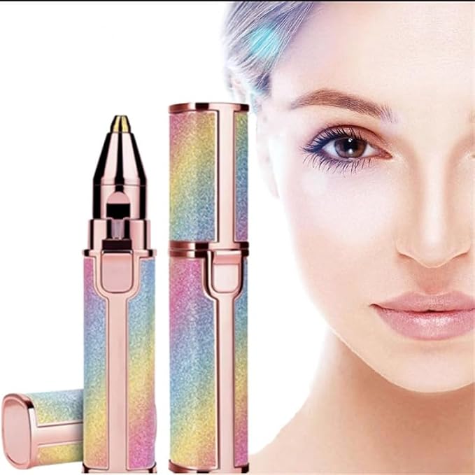 2-in-1 Glitter Flawless Hair Remover – Precision Grooming Tool for Effortless Eyebrow and Facial Hair Maintenance Premium Quality Single Deals™