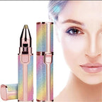 2-in-1 Glitter Flawless Hair Remover – Precision Grooming Tool for Effortless Eyebrow and Facial Hair Maintenance Premium Quality Single Deals™