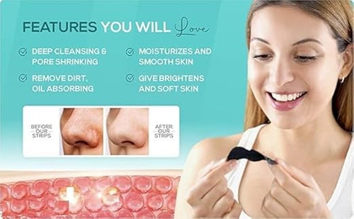 10Pcs Blackhead Removal Nasal Patch – Sophisticated Skin Care Solution Premium Quality SingleDeals™