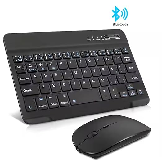 Slim Wireless Keyboard and Mouse Combo – Sleek, Ergonomic Productivity Set for Seamless Desktop & Tablet Workflow Premium Quality Single Deals™