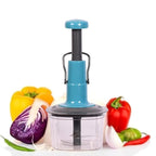 Single Deals™ 650 ML hand push chopper [Premium Quality]