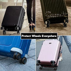Protective Wheel Cover Set (8 Pcs) – Durable, Anti-Wear Silicone Sleeves for Quiet and Smooth Movement Premium Quality Single Deals™