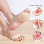 Comfortable Forefoot Sponge Cushion Socks - Breathable Half-Sock Pads with Toe Separators for Pain Relief and All-Day Comfort in Heels Premium Quality Single Deals™