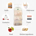 Single Deals™ 3 Layer Hanging Sock & Underwear Organizer - Premium Quality