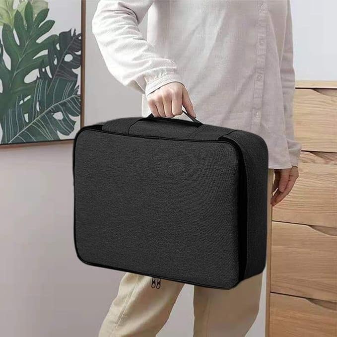 Single Deals™ Document Storage Bag With Lock - Premium Quality