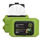 Plant-Essence Makeup Remover Wipes – 80-Piece Soothing Cleansing Towelettes with Vitamin A & E
