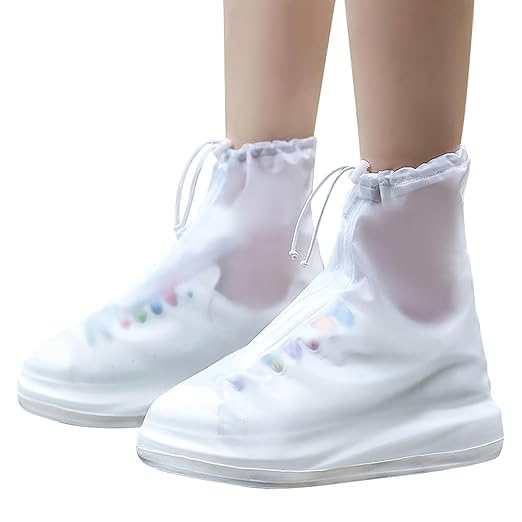 Waterproof Non-Slip Shoe Covers – Reusable Protective Rain Boots for Men and Women, Available in Large Sizes Premium Quality Single Deals™