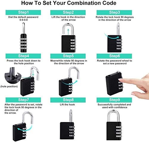 Single Deals™ 4 Digit Security Lock - Premium Quality