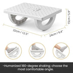 Ergonomic Adjustable Footrest Cum Massager  – Premium Desktop Support for Enhanced Posture and Comfort