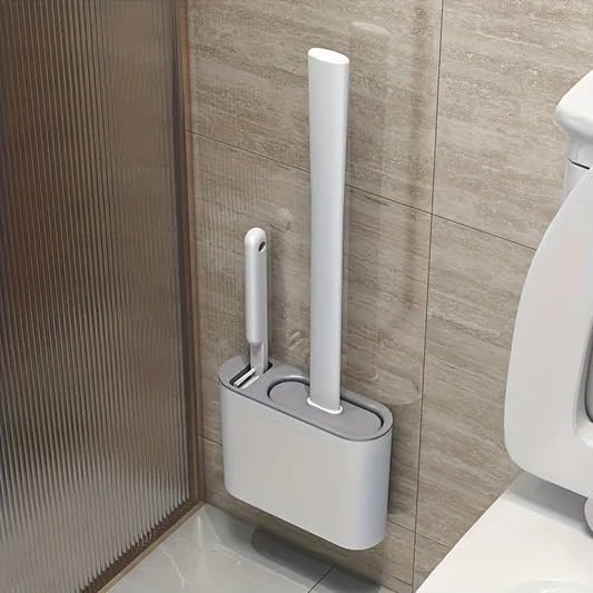 Wall-Hanging Toilet Brush Set  – Sophisticated Maintenance Solution Premium Quality SingleDeals™
